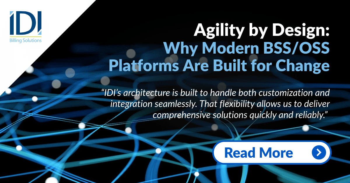 Why Modern BSS/OSS Platforms Are Built for Change